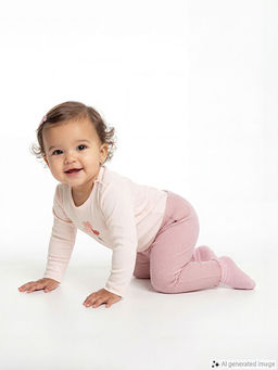 Bask?l? K?z Bebek ??t??tl? Body