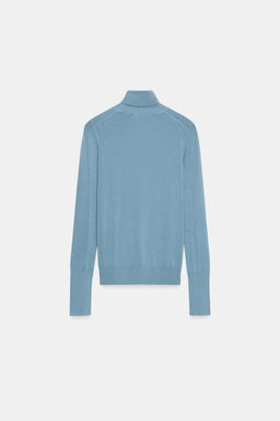 BASIC HIGH NECK KNIT SWEATER - Zara фото 3