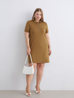 Polo Yaka Mini Elbise