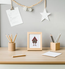 Klart набор для вышивания 12-061 Избушка 7.5 х 11 см