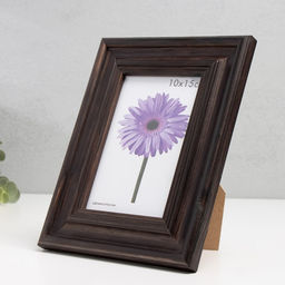 Фоторамка для фото 10×15 см Liza, т. коричневая