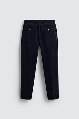 CORDUROY SUIT TROUSERS - Zara фото 7