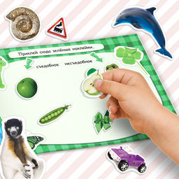 100 наклеек набор Обучающие, 4 шт. по 12 стр. - Буква-ленд фото 9