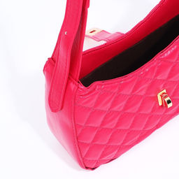 Сумка-багет на молнии, цвет розовый - Simaland фото 5