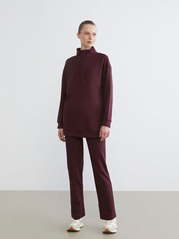 Dik Yaka Kad?n Sweatshirt Tunik