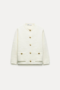 PLAIN KNIT CARDIGAN - Zara фото 12