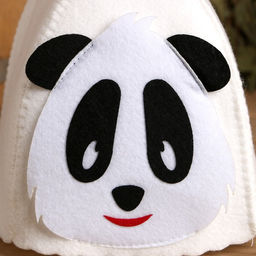 Шапка для бани с детской аппликацией Пандочка войлок - Simaland фото 2