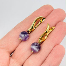 Серьги из Аметиста