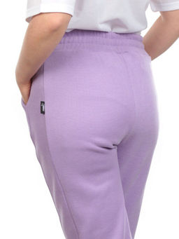 03 LILAC Брюки спортивные женские на флисе (100% хлопок) 7986 - Fashion фото 5