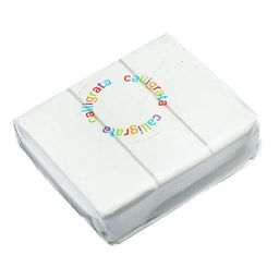 Полимерная глина Calligrata, 50 г, с эффектом камня, снежный мрамор, с блёстками, с перламутром