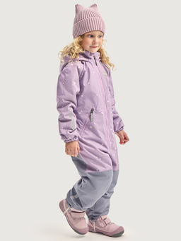 Комбинезон 8м0826 пудра/светло-серый