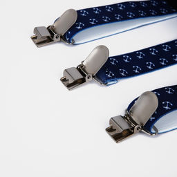 Подтяжки детские, ширина 2.5 см, цвет синий - Simaland фото 3