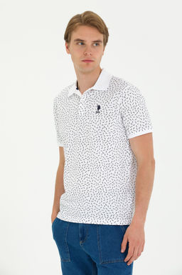 Мужская темно-синяя футболка с воротником-поло - U.s. polo assn фото 17