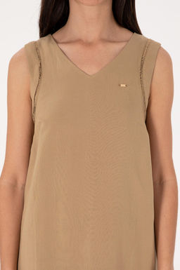 Kad_n Vizon Dokuma Elbise Sepette S_rpriz _ndirim - U.s. polo assn фото 5