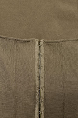 TOP CORSETERO STRETCH / Khaki oscuro - Zara фото 8