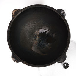 Казан Шафран, 16 л, плоское дно, алюминиевая крышка, чугун