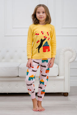 Пижама детская из интерлока Улыбка кот игрун - Амадэль фото 2