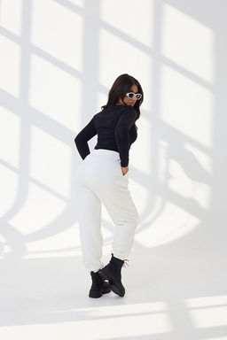 Лонгслив женский Чёрный - Амавес-текстиль фото 4