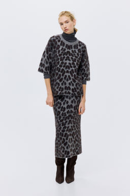 Jersey boxy en punto jacquard - H&m фото 6
