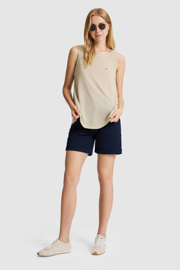 Kad_n A__k Haki Bisiklet Yaka Basic Ti__rt - U.s. polo assn фото 4