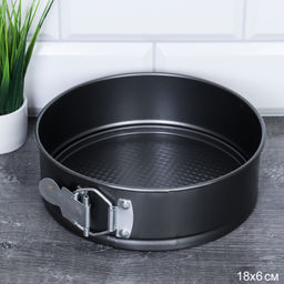 Форма для выпечки Кекса круглая с клипсой 18х6 см / NFV-618 / ШТУЧНО