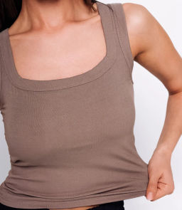 Топ #КТ173 (1), бежево-серый