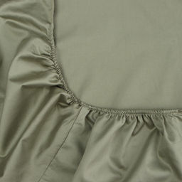 Простыня на резинке 2-спальная SL Home, 180200+30 см, оливковая, сатин - Sima-land home фото 8