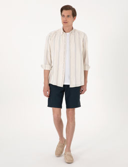 Lacivert Regular Fit Uzun Kollu G_mlek - Pierre cardin фото 5