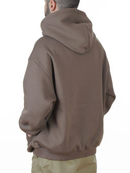 2811 KHAKI Худи унисекс мужское (95% хлопок, 5% спандекс)
