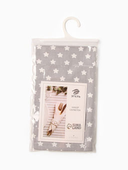 Цена за 2 шт. Набор салфеток «Этель. Звёзды», 30×40 см - 2 шт., сатин 110 г/м²