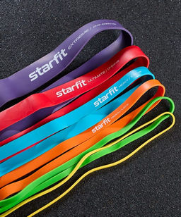 Эспандер ленточный для кросс-тренинга STARFIT ES-803 2-15 кг, 208х1,3 см, зеленый - Jogel фото 5