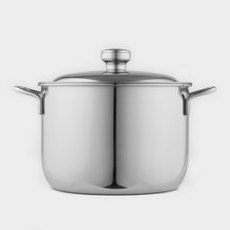 Кастрюля Amet «Классика», 4 л, d=20 см, с крышкой, нержавеющая сталь, хромированная