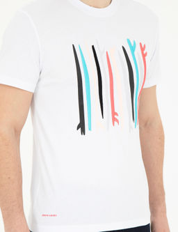 Beyaz Slim Fit Ti__rt