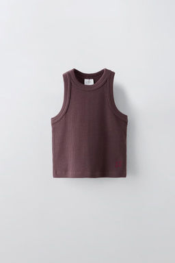 RIBBED RACERBACK TOP - Zara фото 4