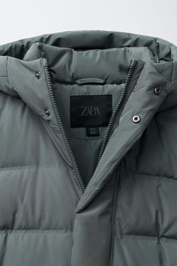 LONG WATER-REPELLENT DOWN PUFFER JACKET - Zara фото 5