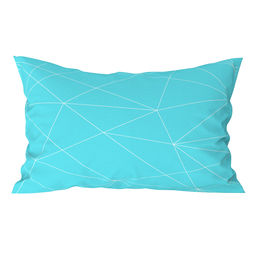 Наволочка 50х35см Лазурные воды 3/2, с клапаном-запахом, поплин Комфорт 115г/м2, хлопок 100%, упаковка ПП 22х30см, Домашняя мода (Россия) фото 2