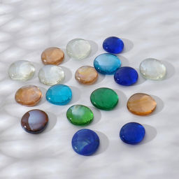 Цена за 2 шт. Декор стекло «Ассорти», 250 г, 22 шт., МИКС