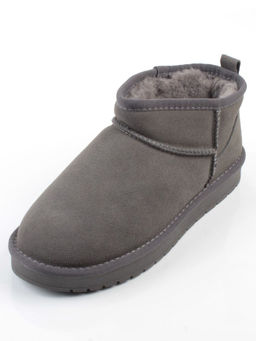 04-PF8300-5 GRAY Угги женские (натуральная замша, 100% шерсть)