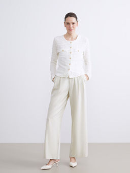 Bisiklet Yaka Dokulu Kad?n H?rka