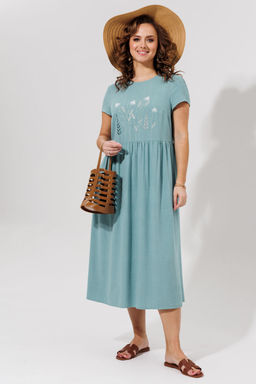 Платье Galean Style 965 голубой