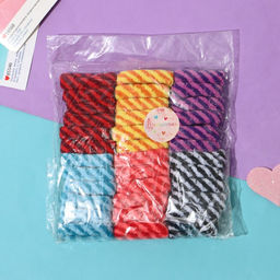 Резинки для волос «Махрушка», набор 36 шт., полосы, 5 см