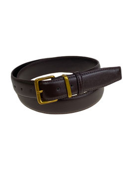 Ремень женский из искусственной кожи, цвет шоколад