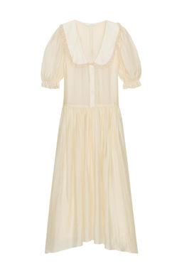 FLOWING LACE MIDI DRESS - Zara фото 5