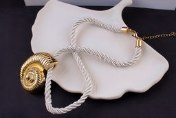 Колье  "Морская симфония" на шнурке + Подарок