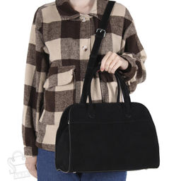 Сумка женская кожаная 6829NNAA black  Natale Navetta/50(дефект) в Новосибирске