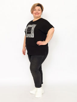 CRB wear / CSLW 60358-22 Футболка женская,черный/Ex.Cherubino  фото 3