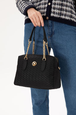 Женская черная сумка через плечо - U.s. polo assn фото 2
