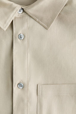 Camisa en mezcla de lino Easy Care Regular Fit - H&m фото 8