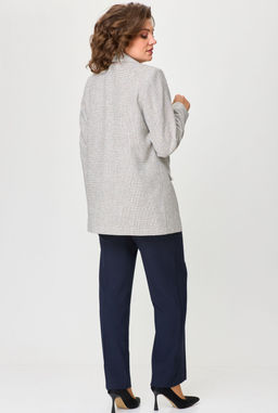 Жакет БелЭльСтиль 762 молочно-синий фото 3