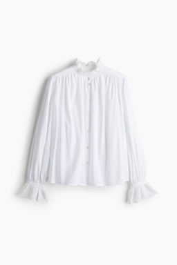 Blusa con bordado ingles - H&m фото 5